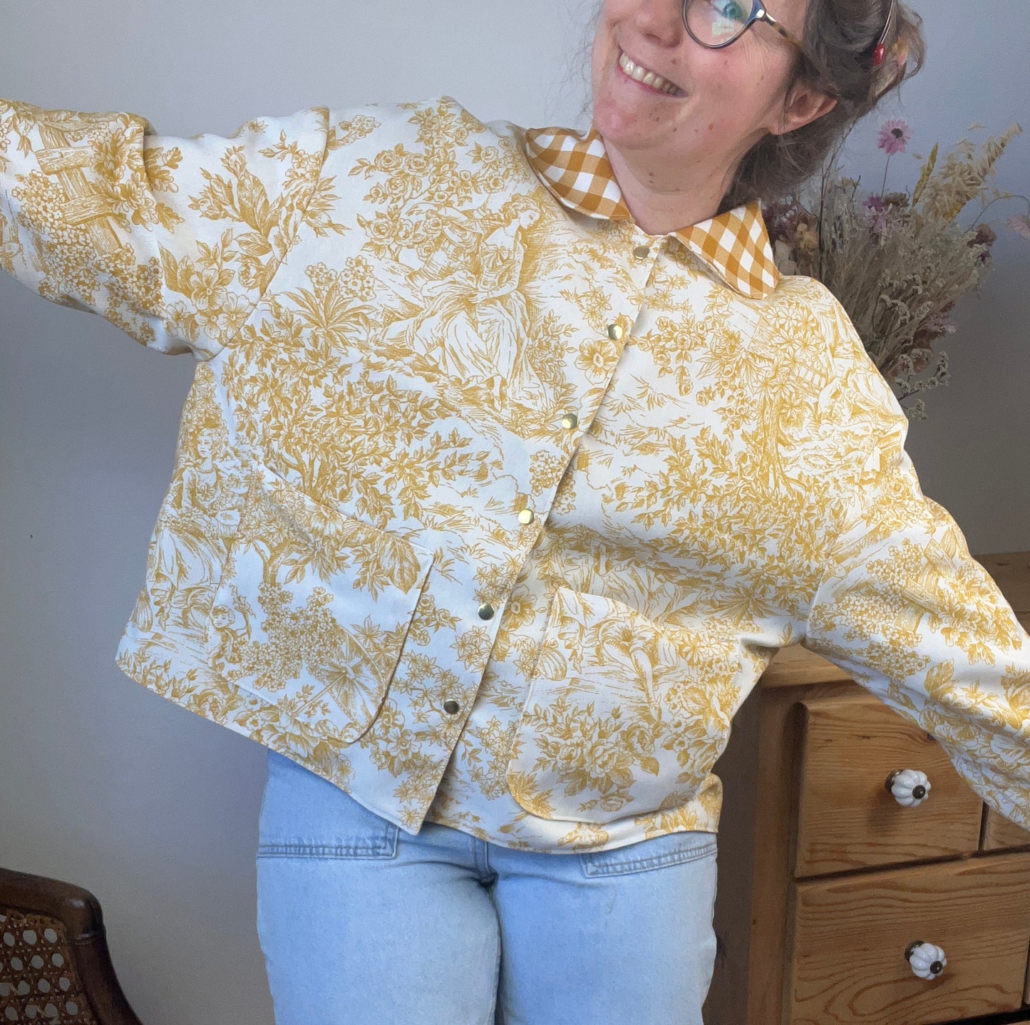 Veste jouy ocre - Taille M