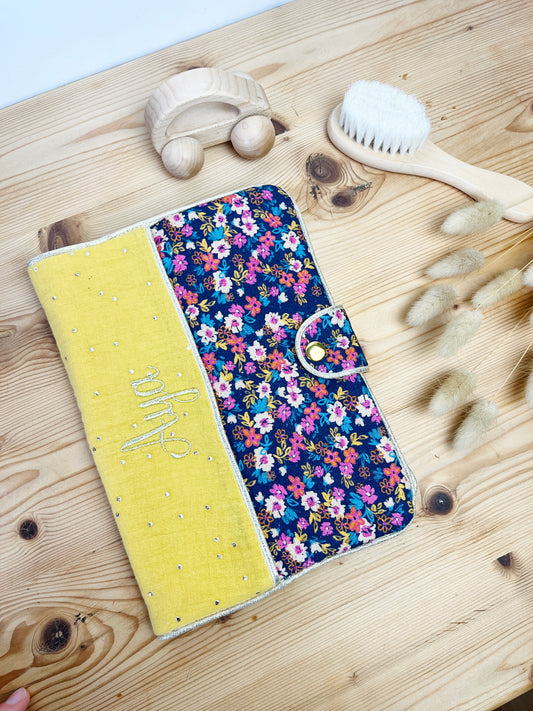 Chloé le protège carnet petites fleurs