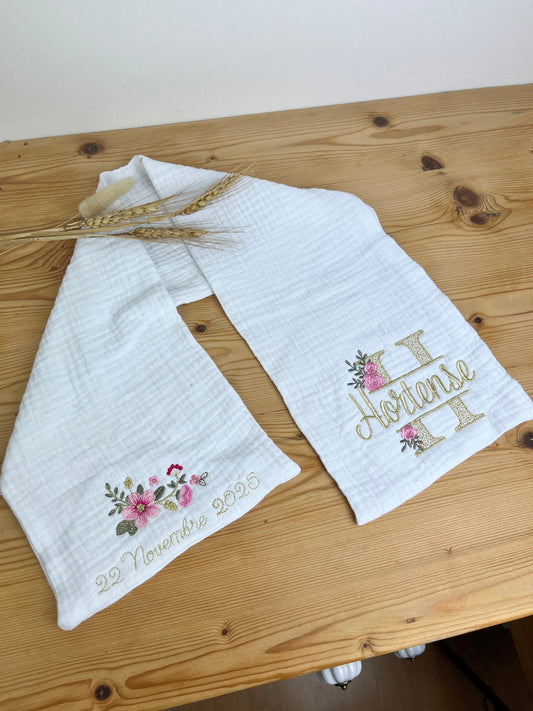 L'écharpe de baptême 100% personnalisable