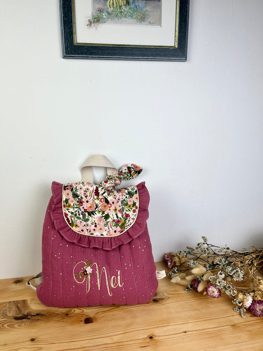 Le sac à dos enfant Églantine 100% personnalisable
