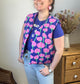 Le gilet Albane poppy violet - Taille M