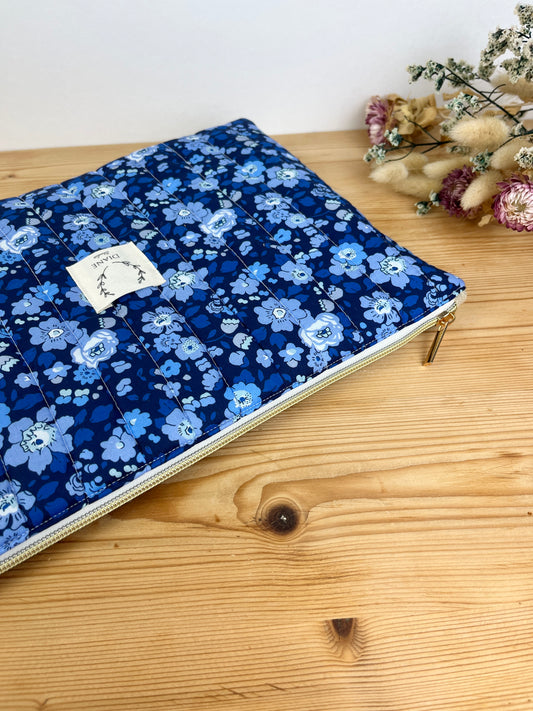 Babette la pochette plate matelassée betsy blue