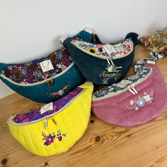 Le sac banane Eléonore adulte doré 100% personnalisable