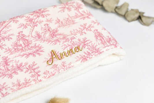 Le tour de cou en tissu doudou personnalisable
