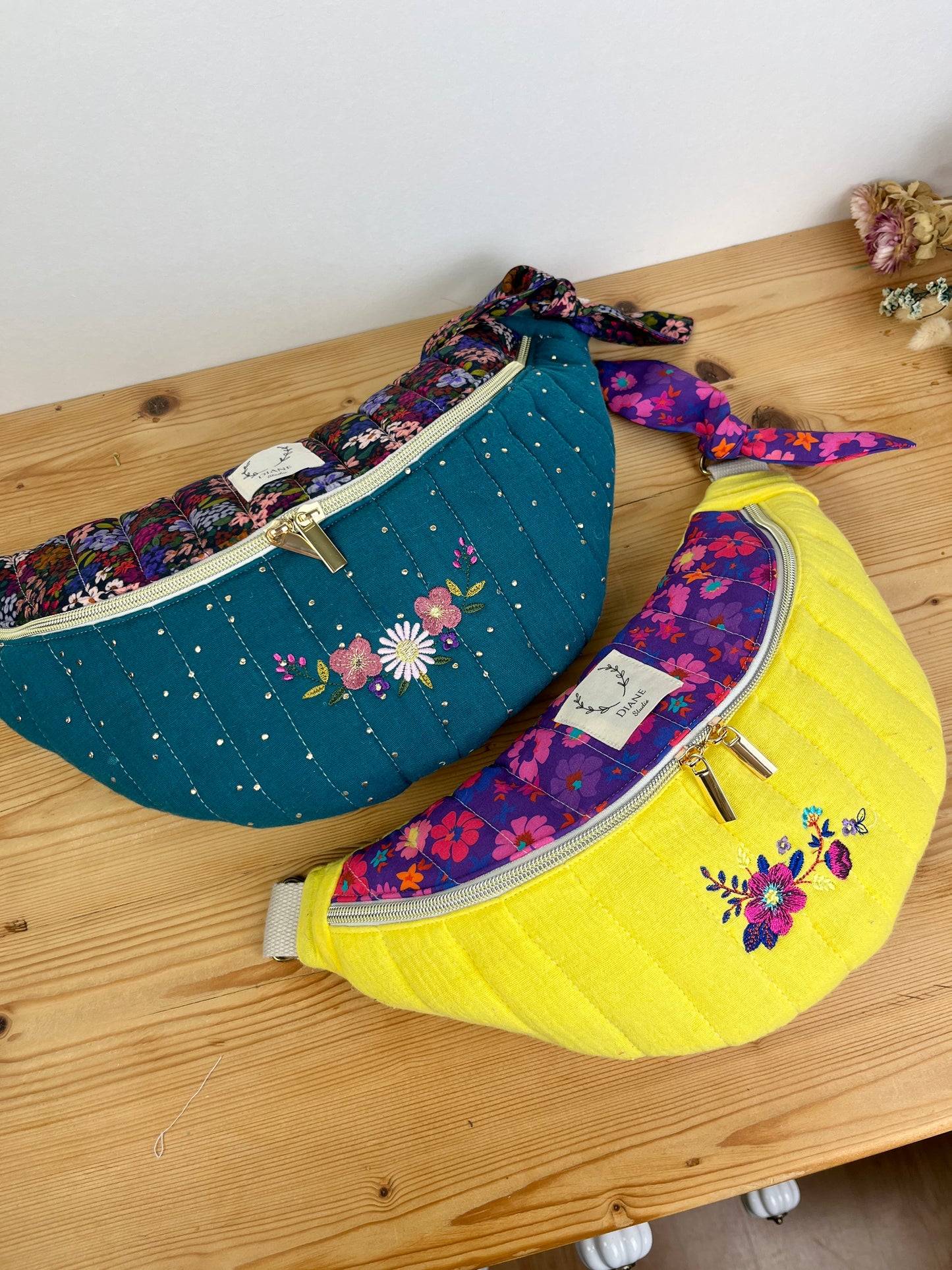 Le sac banane Eléonore adulte doré 100% personnalisable