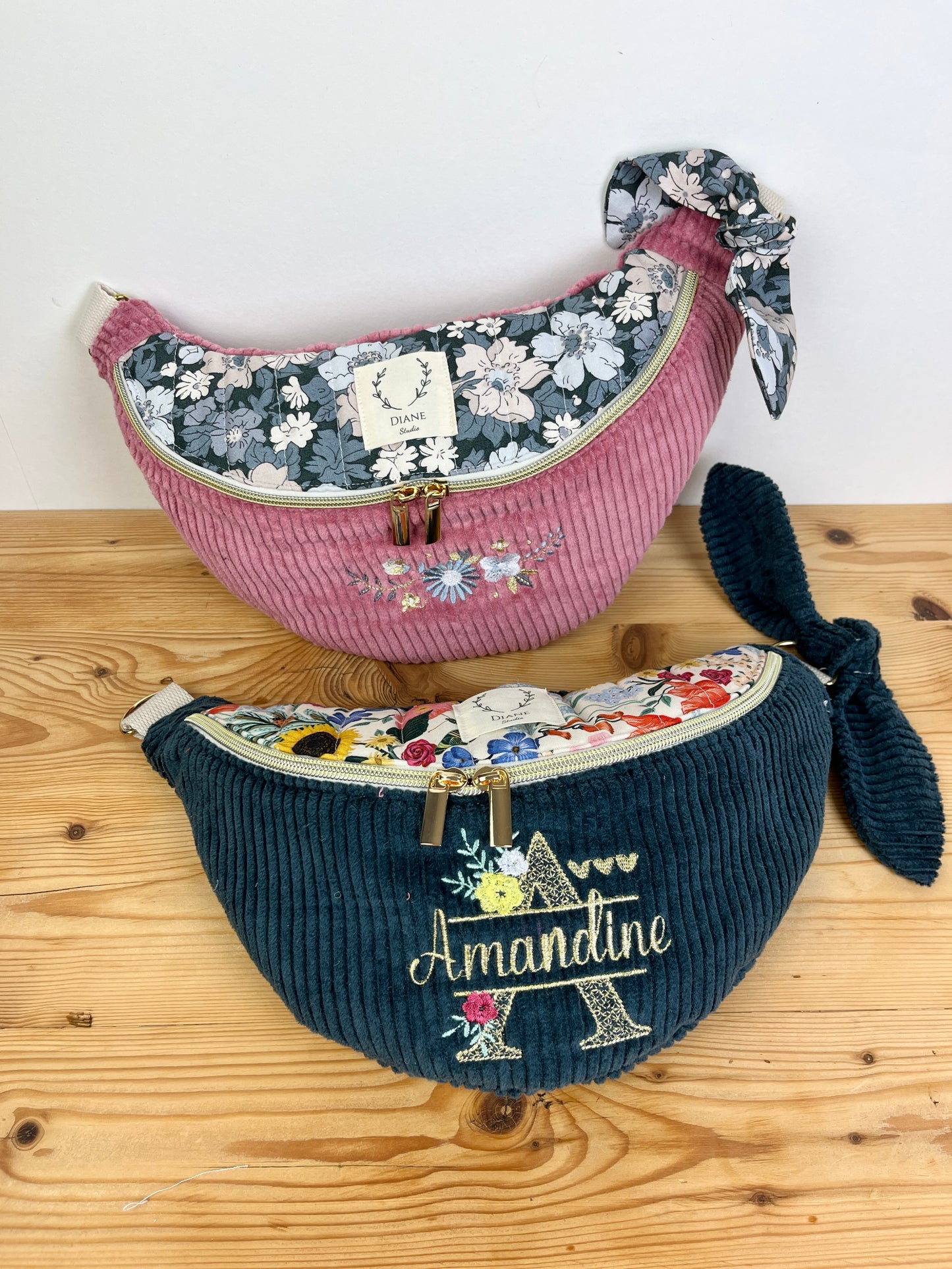 Le sac banane Eléonore adulte doré 100% personnalisable