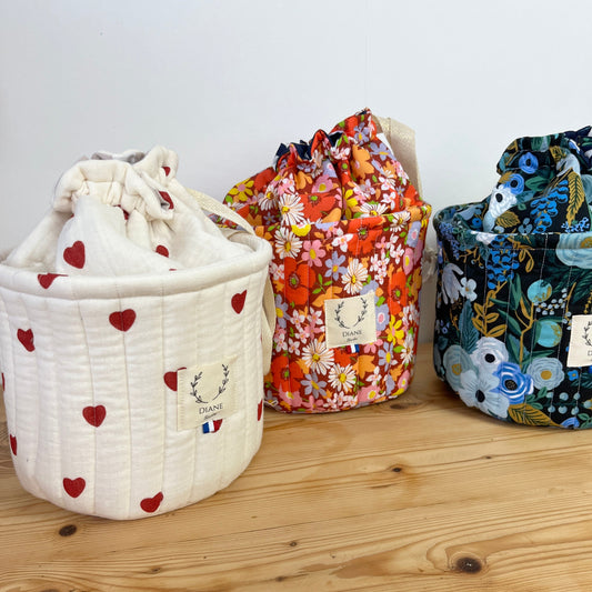 Le panier pochon Aëlis 100% personnalisable