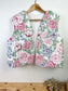Le gilet Albane roses vintage