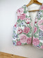 Le gilet Albane roses vintage