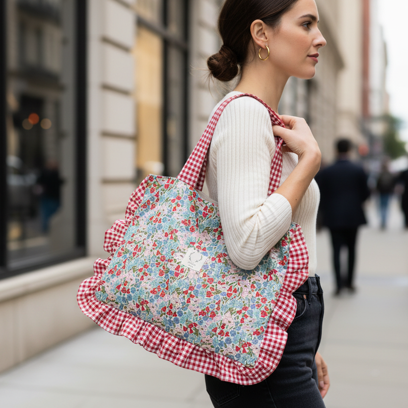 Le petit tote bag à volants 100% personnalisable