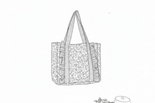 The Céleste tote bag is 100% customizable.