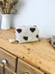 Prototype sac Colette souple en sherpa coeur chocolat