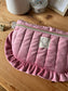 Le sac banane velours rose