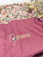 La couverture gaze  bois de rose et garden party