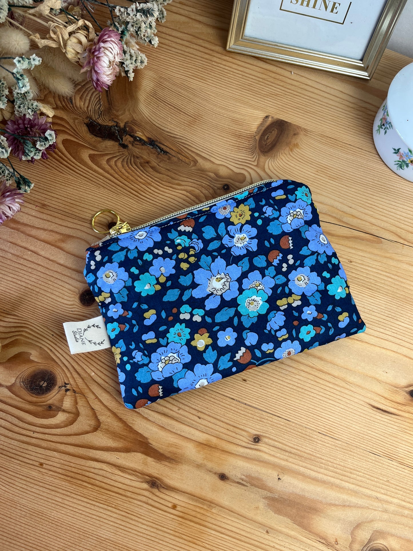 Pochette plate S Liberty Betsy ultramarine