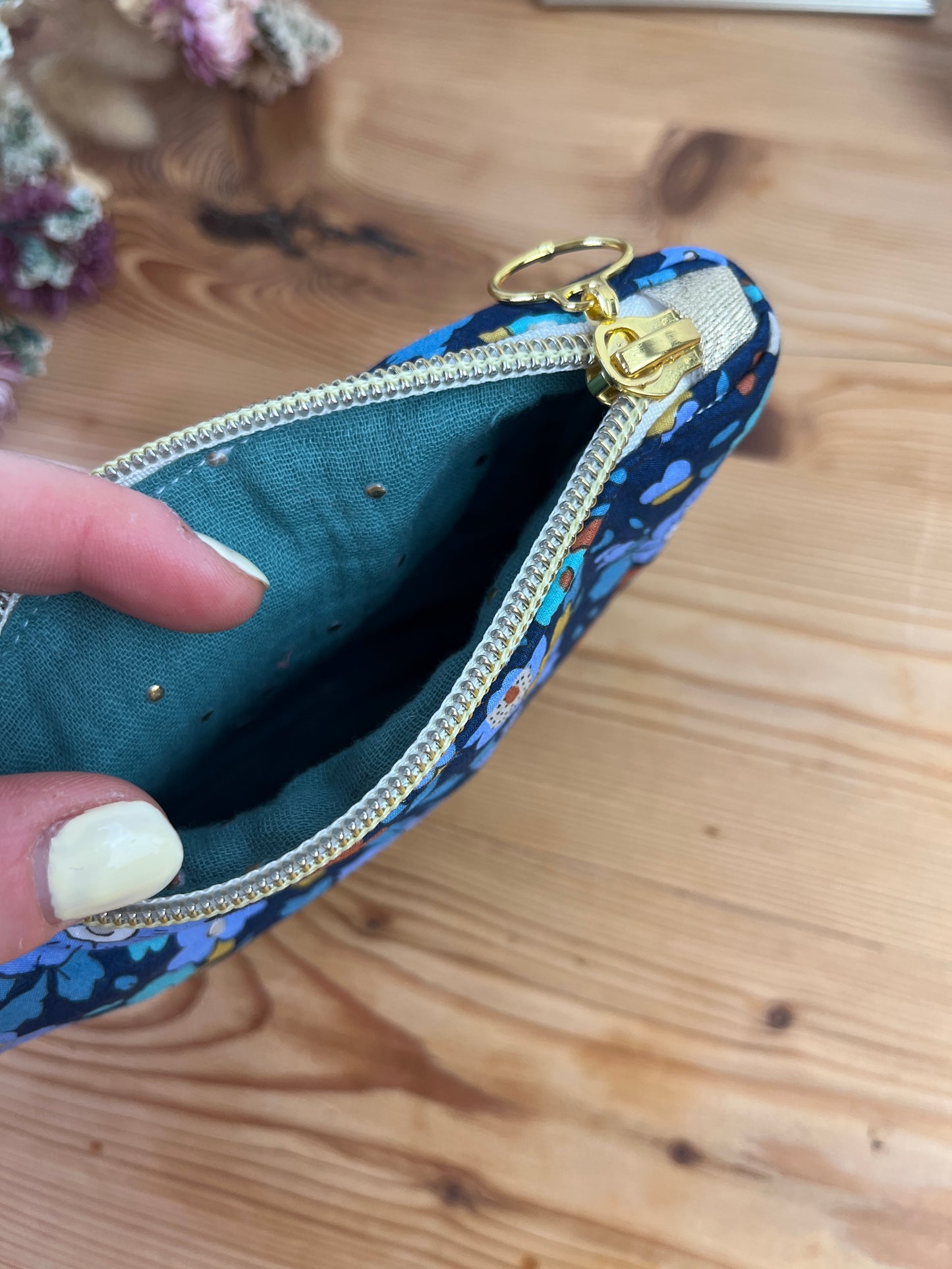 Pochette plate S Liberty Betsy ultramarine