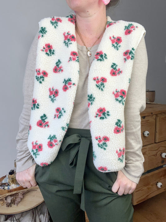 Prototype sherpa fleuri taille S-M