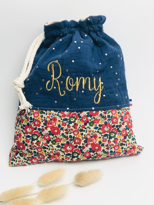 Pochon personnalisé Liberty betsy garance