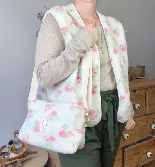 Ensemble : gilet et sac Colette