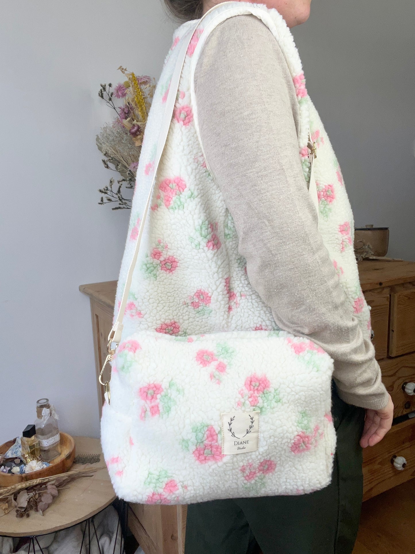 Ensemble : gilet et sac Colette