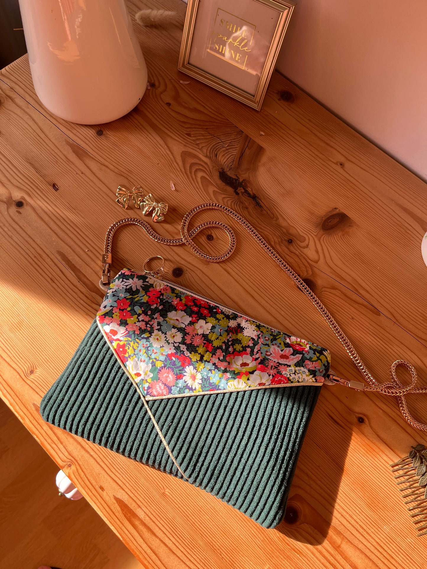 Le sac pochette Camille - sur commande
