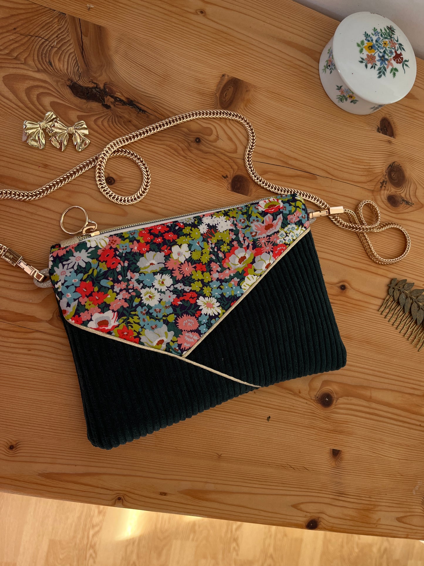 Le sac pochette Camille - sur commande