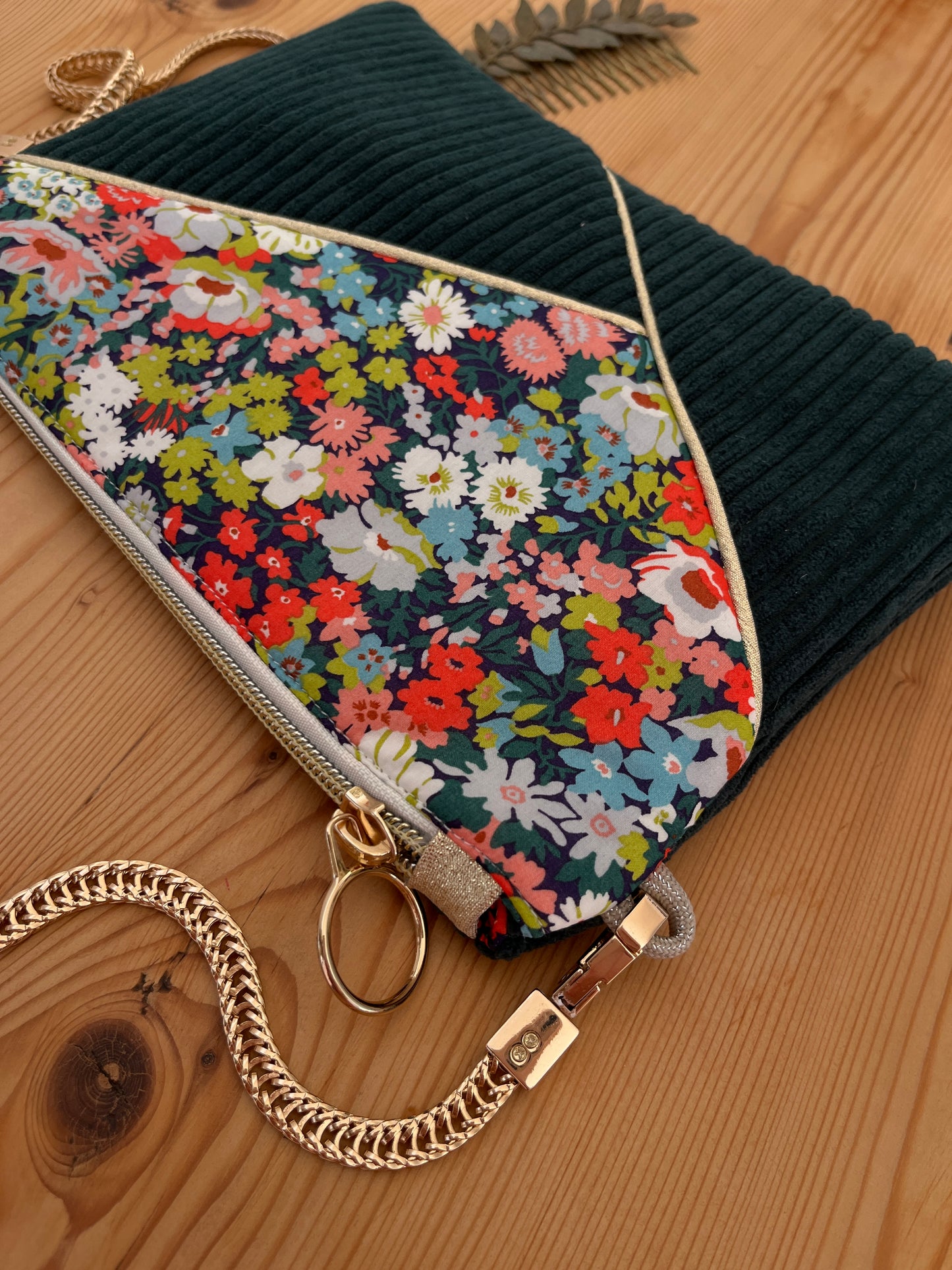 Le sac pochette Camille - sur commande