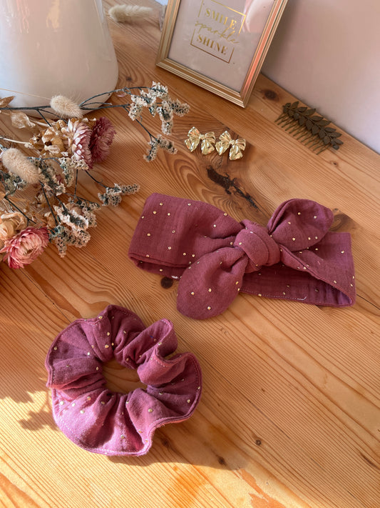 Set: headband and scrunchie of your choice 