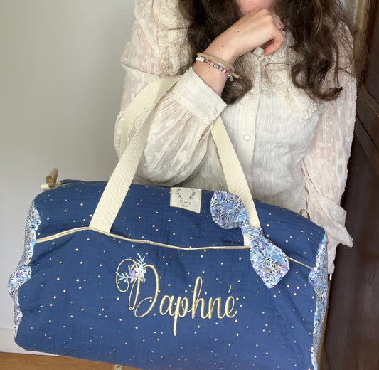 Louison le sac polochon adulte doré 100% personnalisable