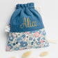 Pochon personnalisé Liberty Betsy bleu