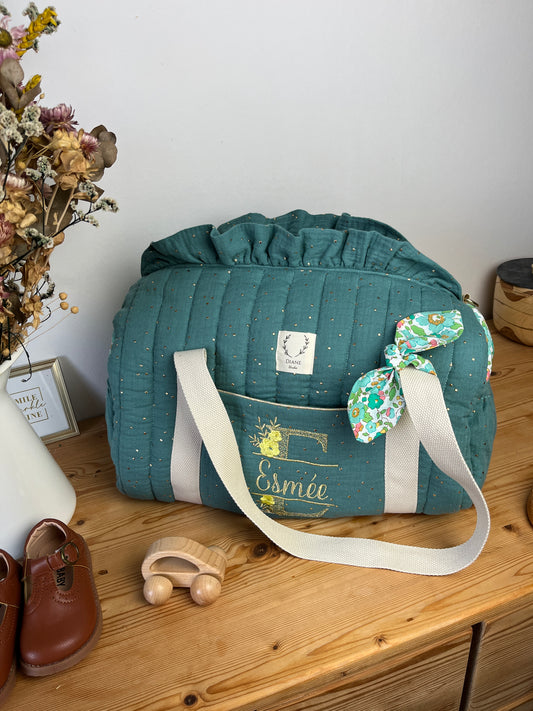Louison le sac polochon enfant eucalyptus