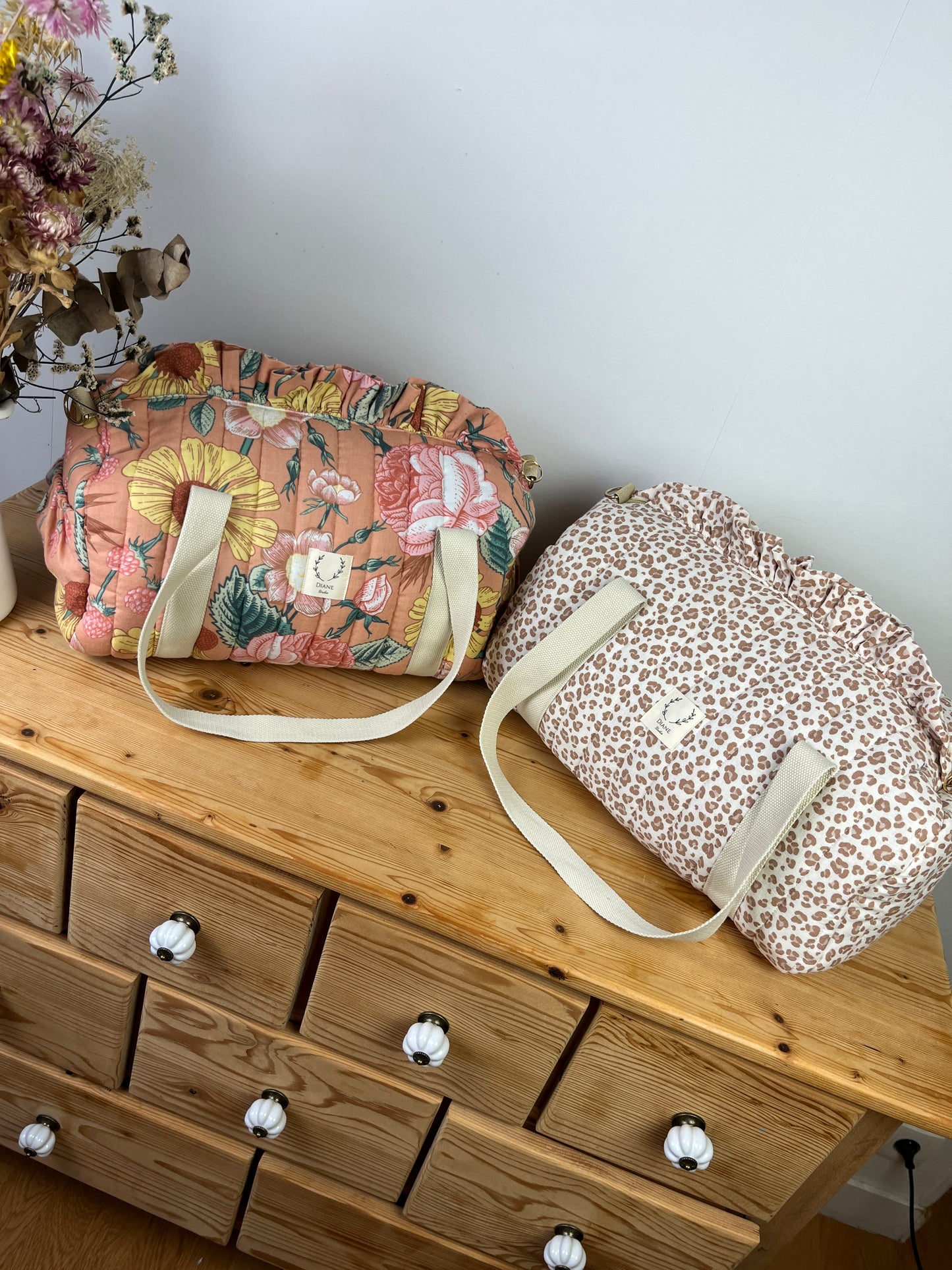 Sac Louison adulte matelassé et volant 100% personnalisable