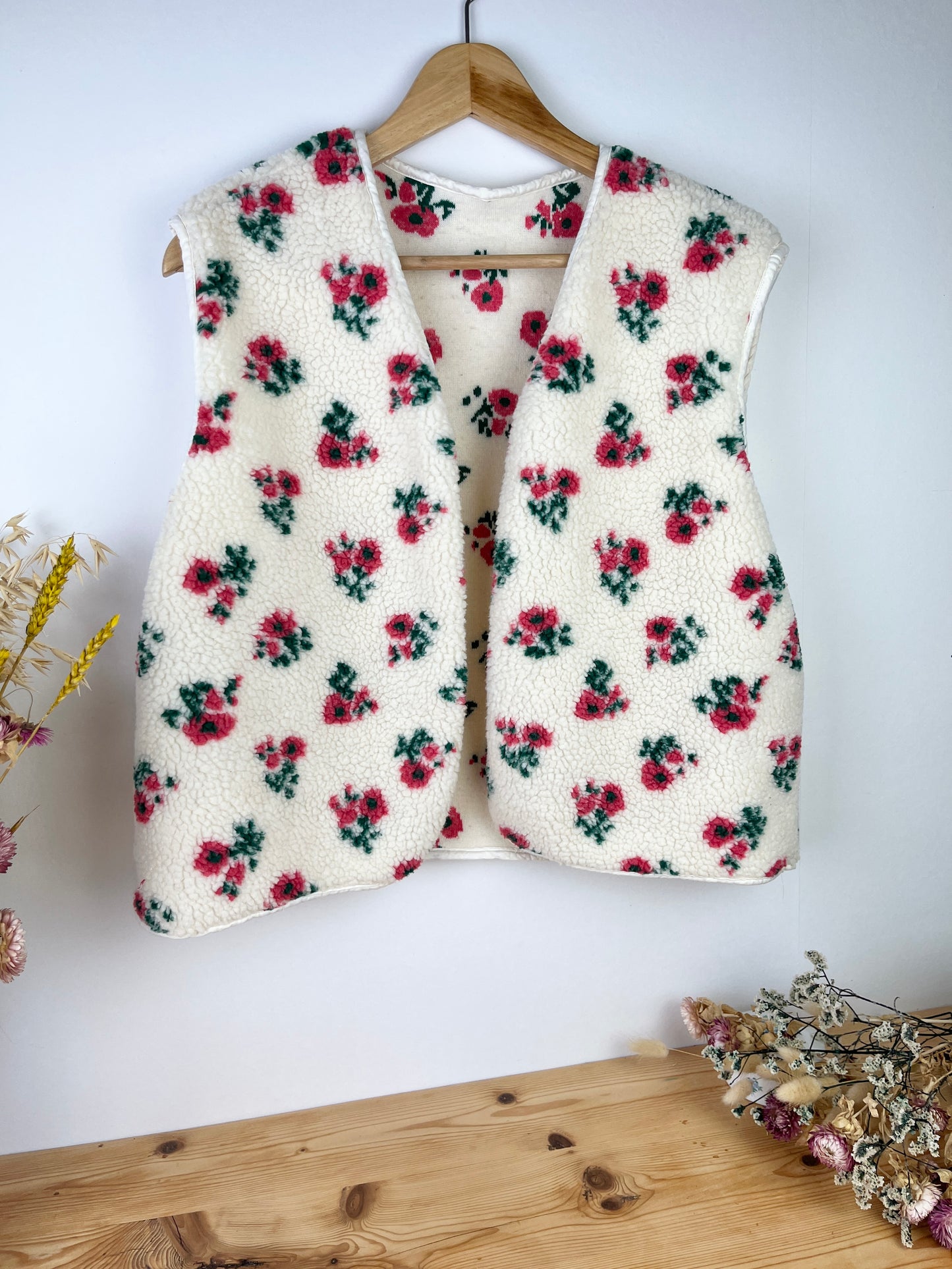 Prototype sherpa fleuri taille S-M