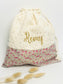 Pochon personnalisé Liberty Eloïse rose