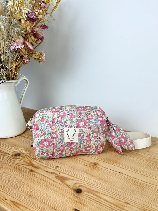 Le sac bandoulière Elisabeth betsy pink