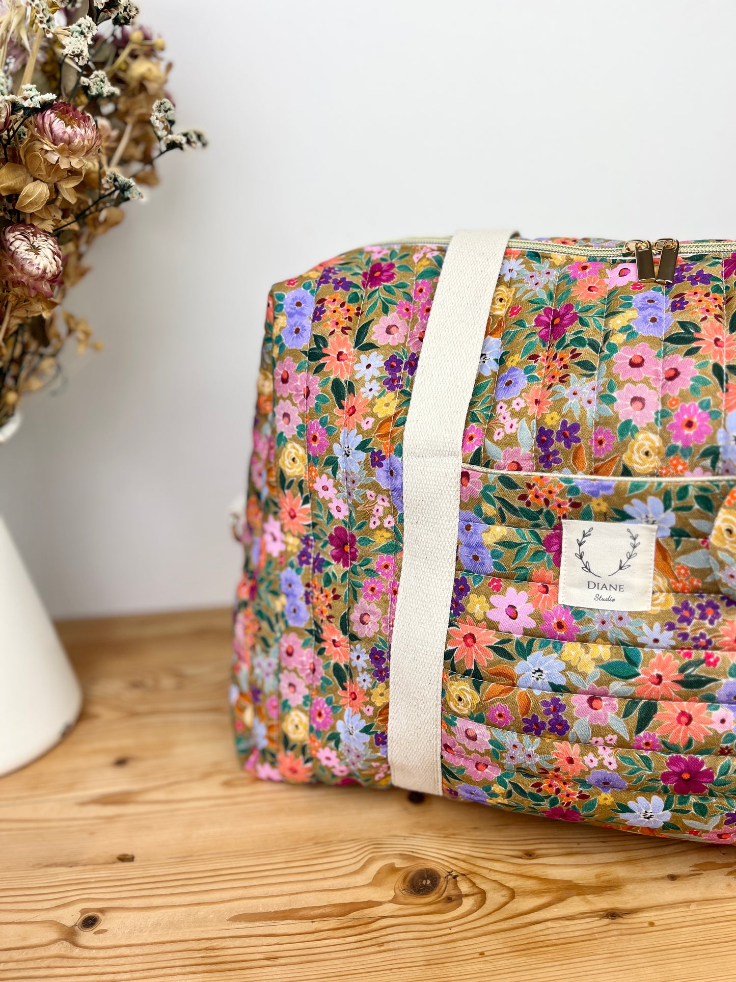 Hélène le sac week-end bloom mandarine