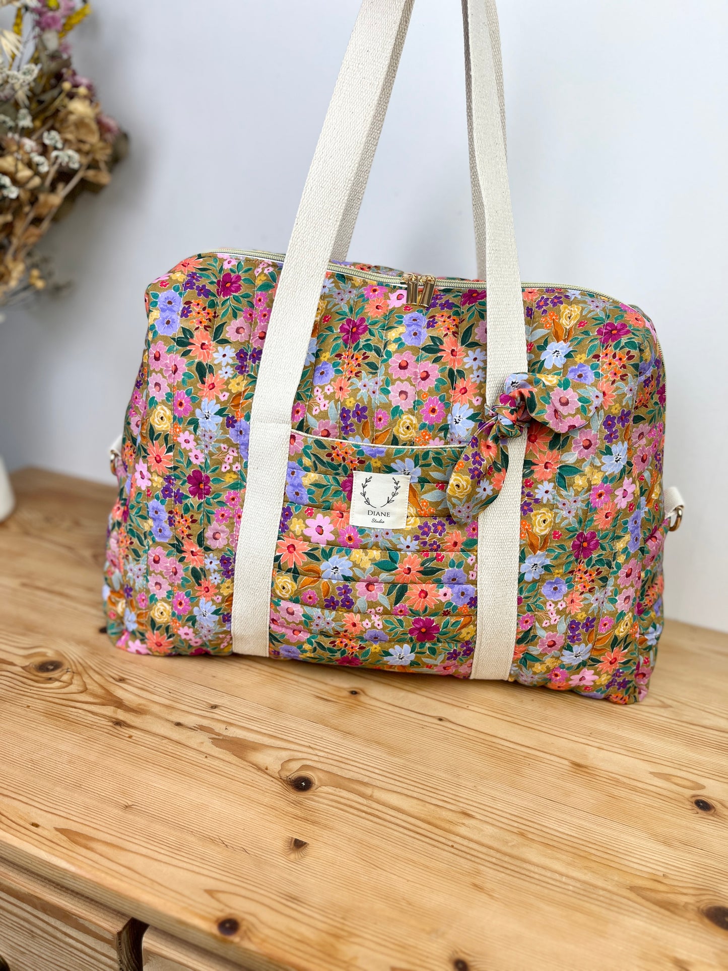 Hélène le sac week-end bloom mandarine