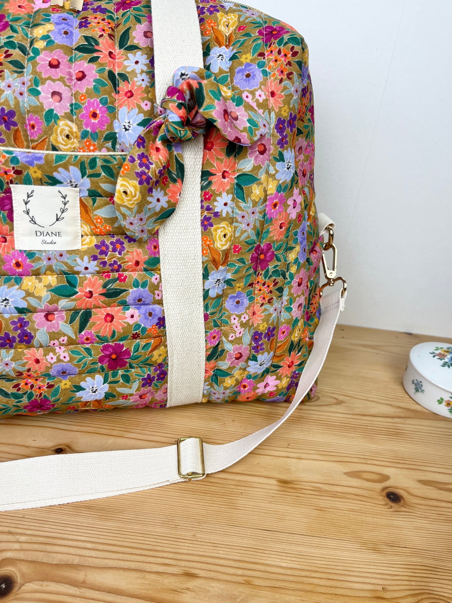 Hélène le sac week-end bloom mandarine