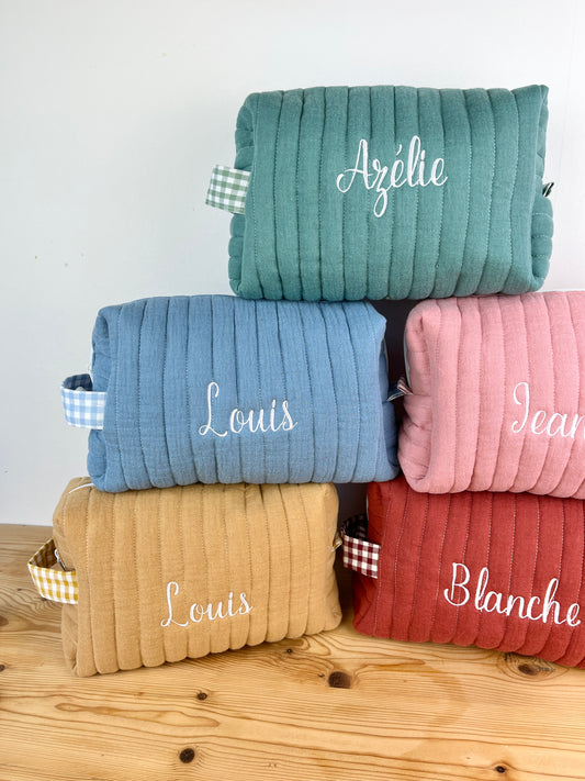 Ensemble fratrie : trousses de toilette