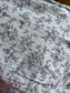 Coupon de 90x60cm double gaze colette fond gris