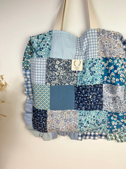 Tote bag en patchwork Liberty of London - pièce unique