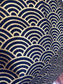 Mille-fleurs cotton on a black background