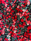 Mille-fleurs cotton on a black background