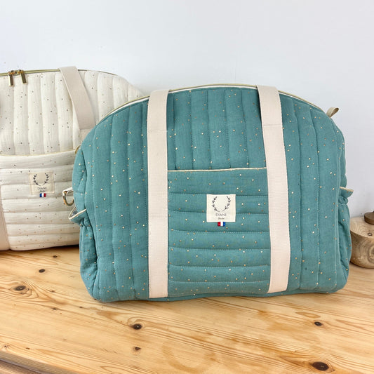 Le sac à langer  double gaze eucalyptus