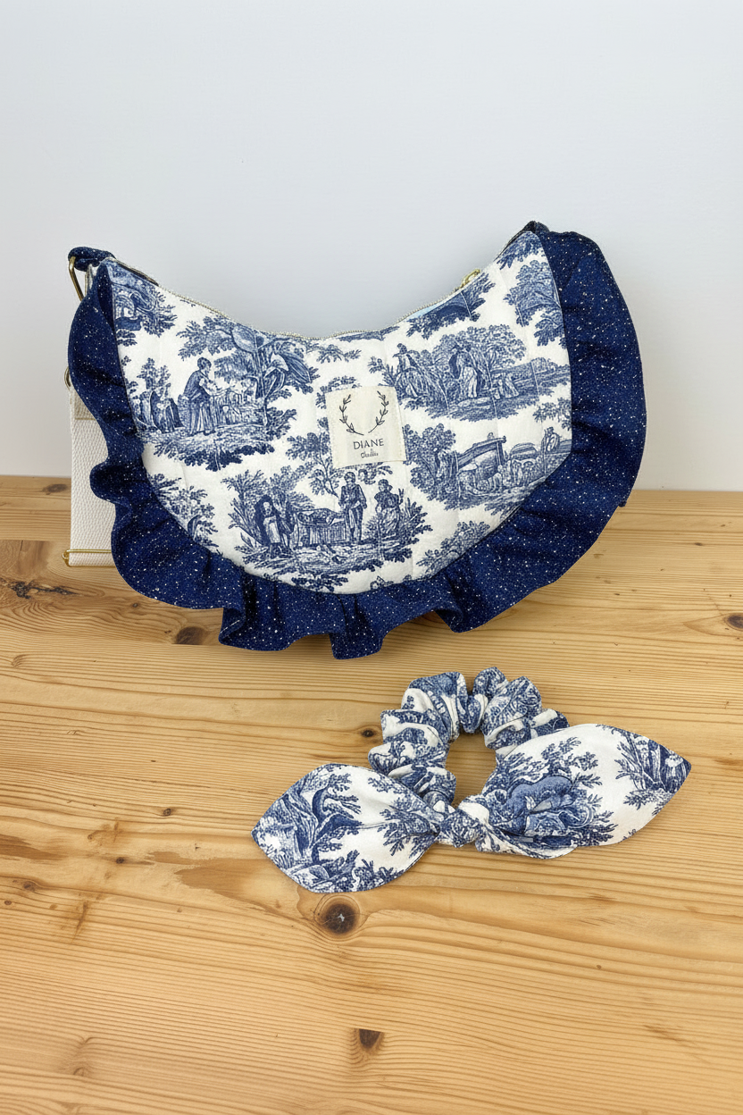 Set: Milan bag and scrunchie 