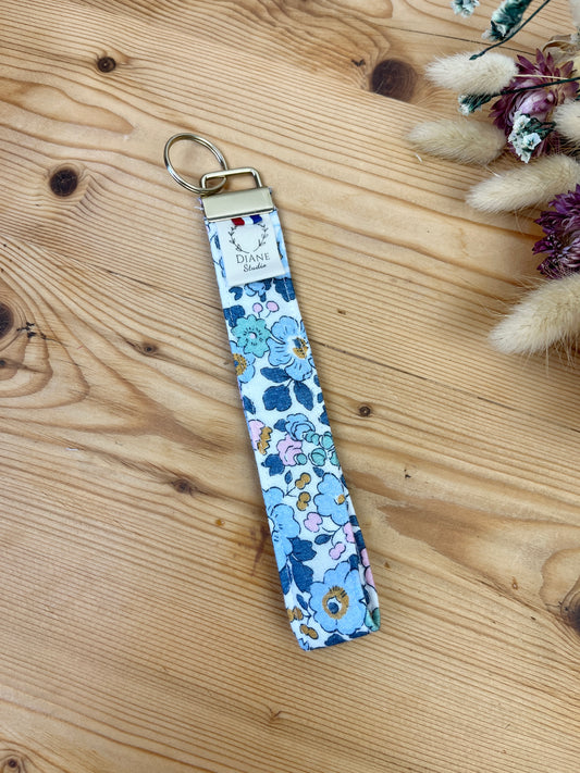 Porte clé Liberty Betsy denim