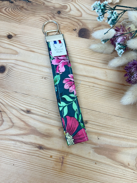 Porte clé fleuri Léa