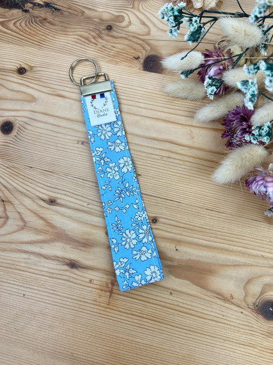 Porte clé Liberty capel bleu