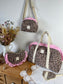 Ensemble Sac Chloé, sac Milan et trousse à volants - sur commande