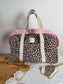 Ensemble Sac Chloé et trousse à volants - sur commande